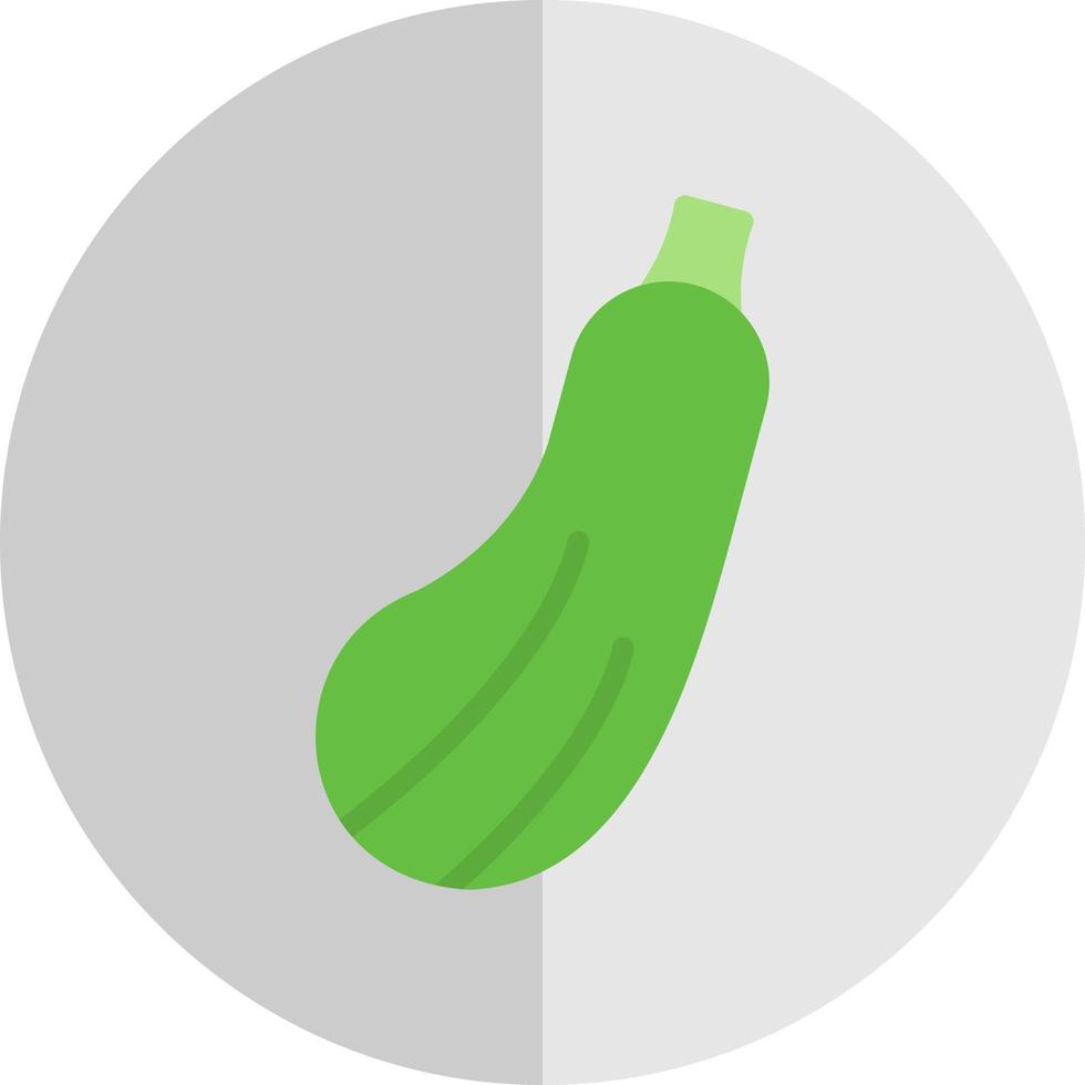 Zucchini-Vektor-Icon-Design vektor
