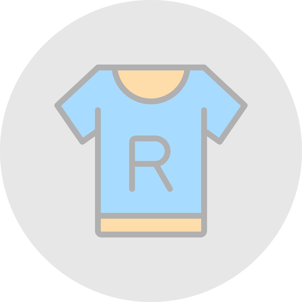 T-Shirt-Vektor-Icon-Design vektor