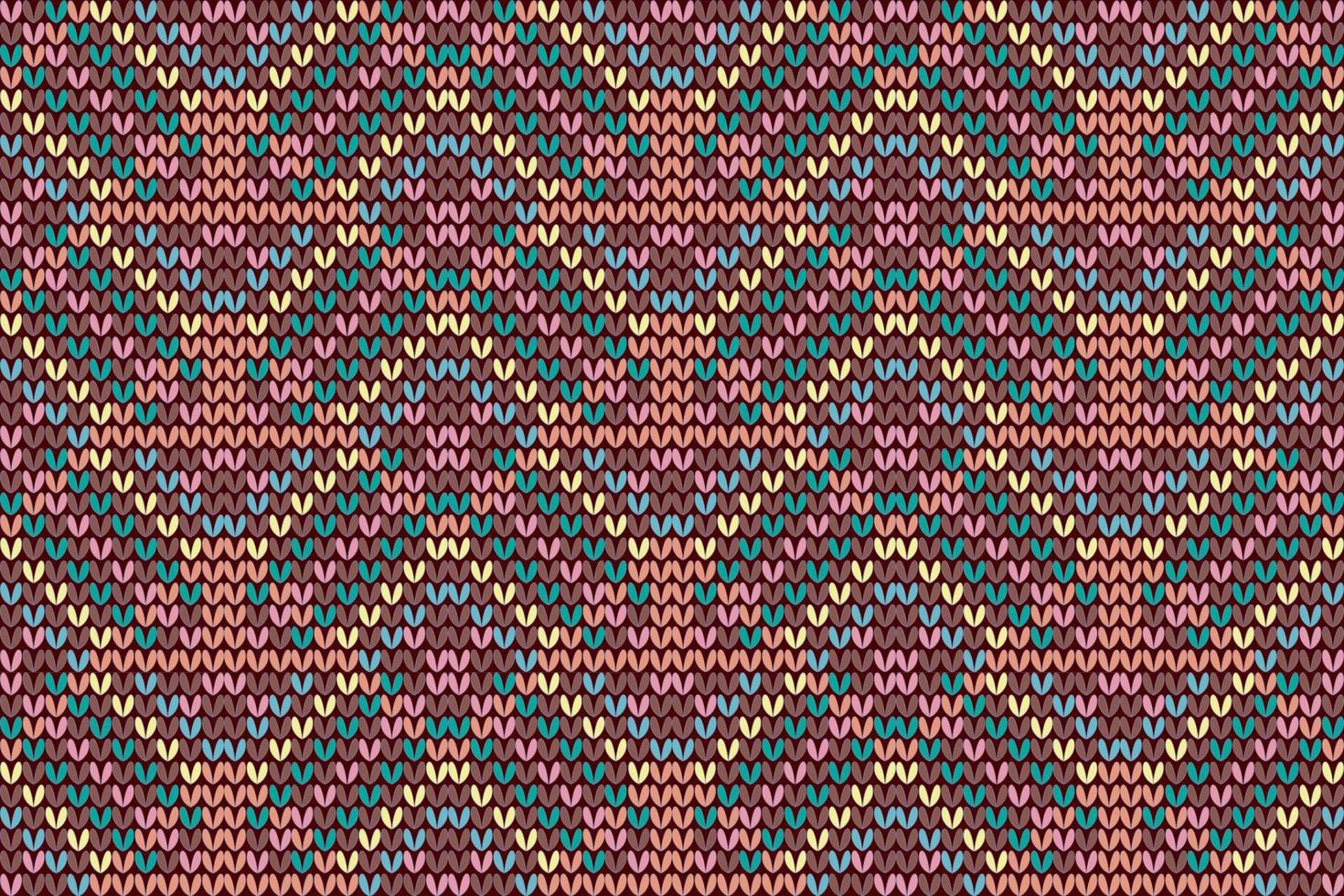 ethnisch nahtlos Muster, Stricken Textur Design zum Hintergrund, Hintergrund, Stoff, Vorhang, Teppich, Kleidung, und Verpackung. vektor