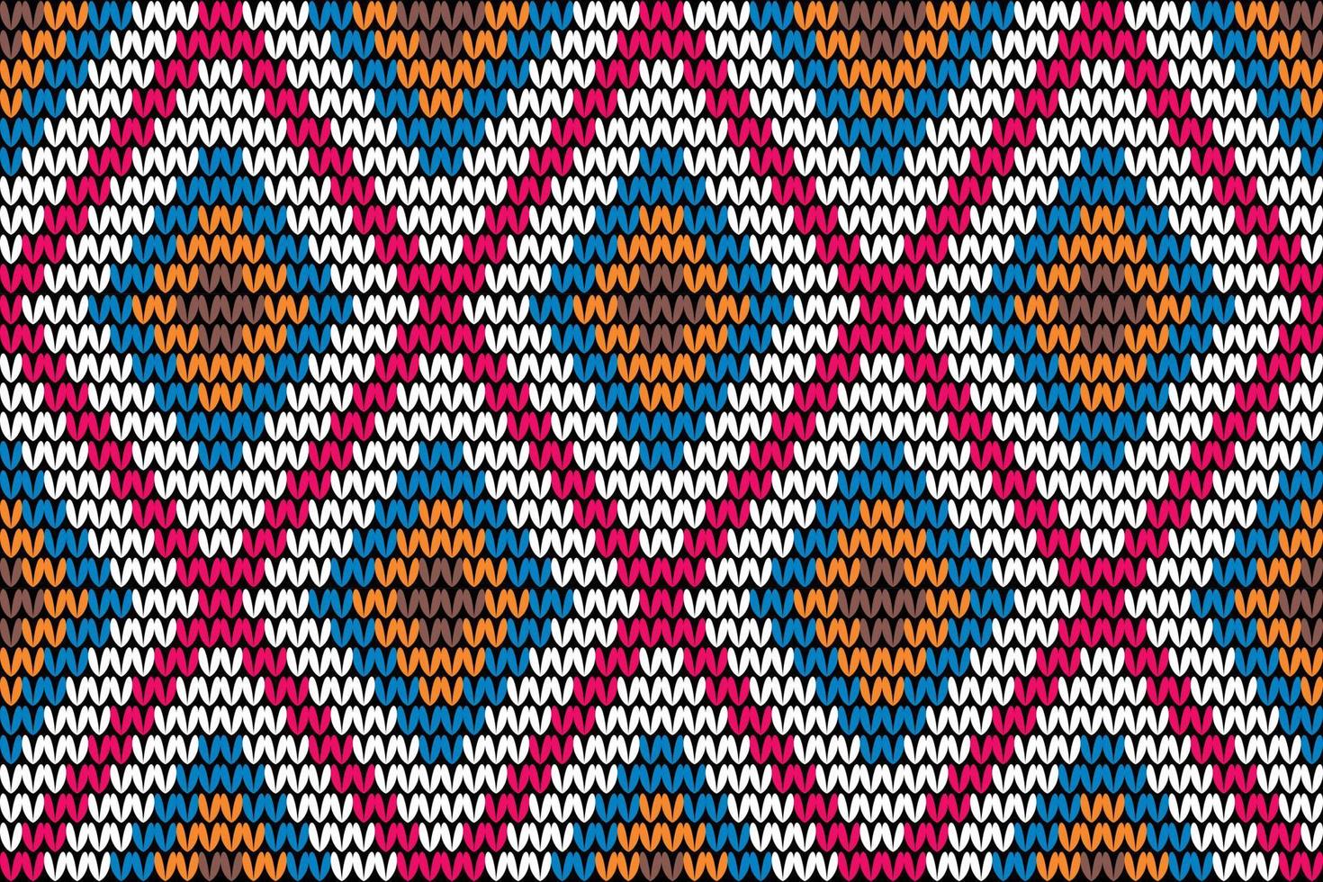 ethnisch nahtlos Muster, Stricken Textur Design zum Hintergrund, Hintergrund, Stoff, Vorhang, Teppich, Kleidung, und Verpackung. vektor