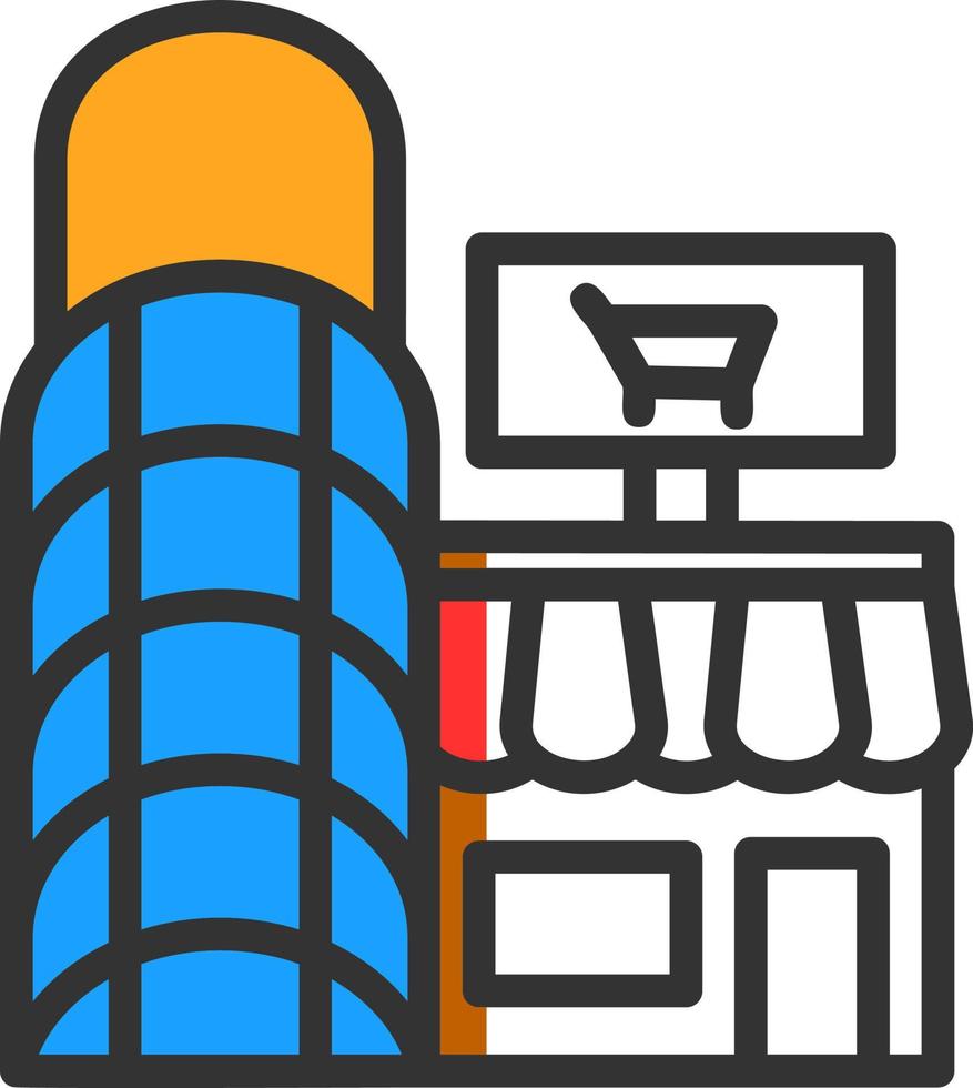 Shopping-Shop-Vektor-Icon-Design vektor