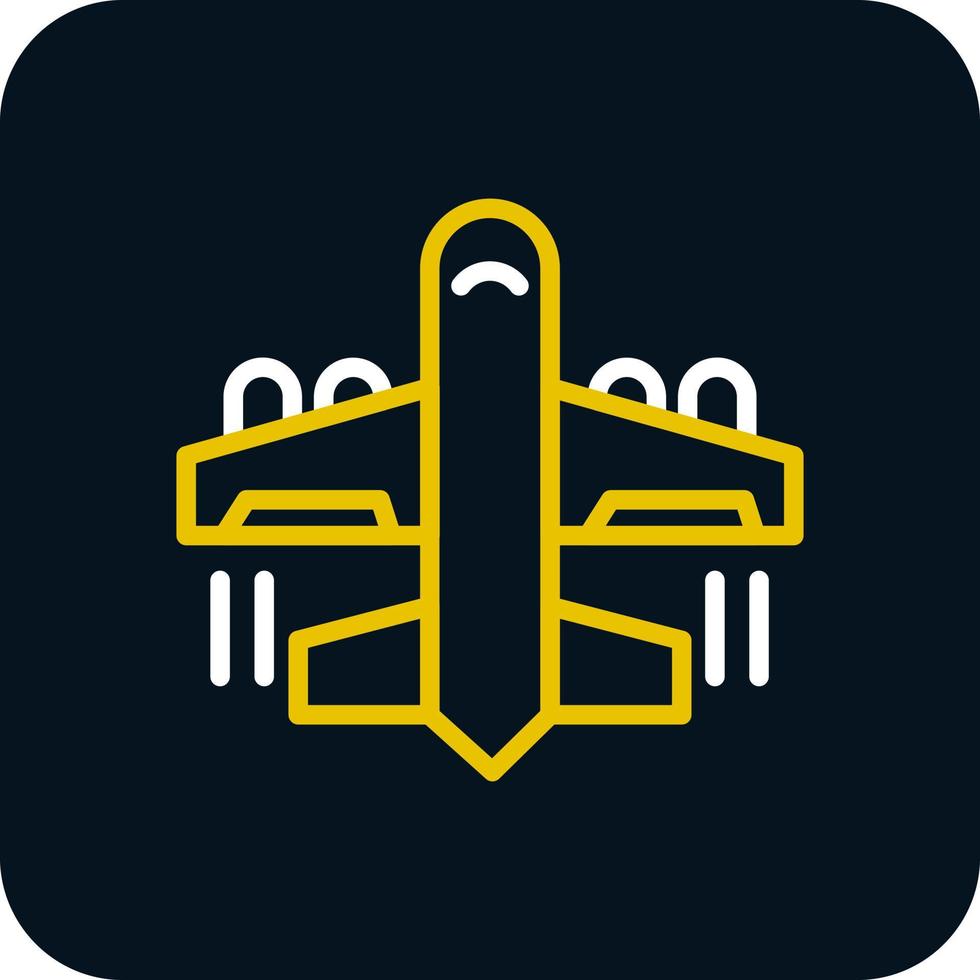 Flugzeug-Vektor-Icon-Design vektor