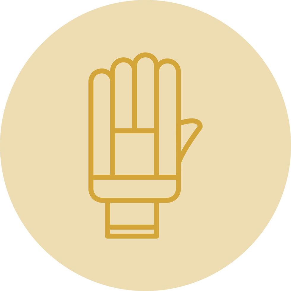 Handschuh-Vektor-Icon-Design vektor