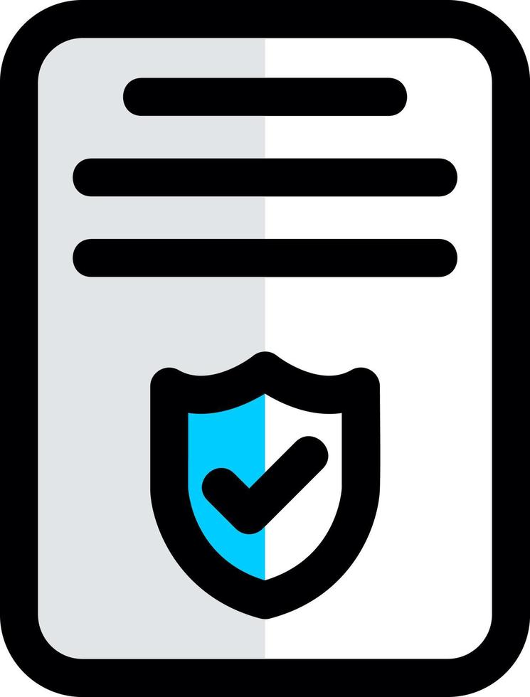 Einwilligungsvektor-Icon-Design vektor