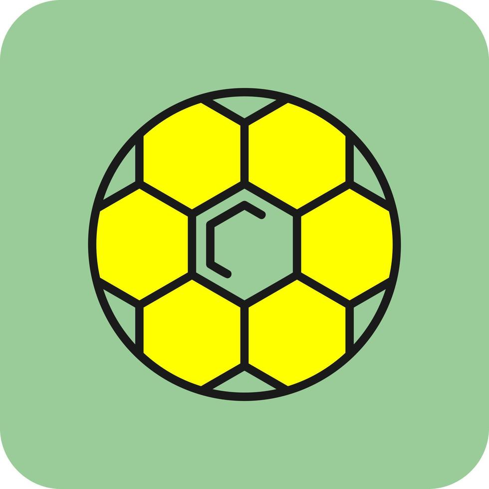 Fußball-Vektor-Icon-Design vektor