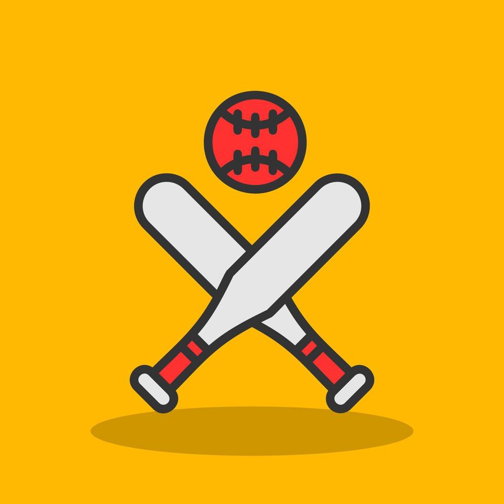 Baseball-Vektor-Icon-Design vektor