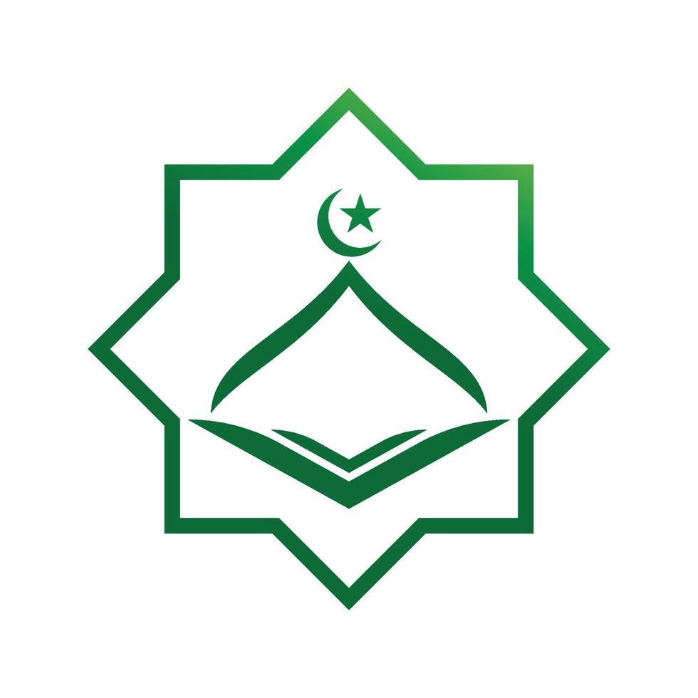 Ramadhan kareem affisch baner islamic tapet mousque logotyp ikon platt design vektor