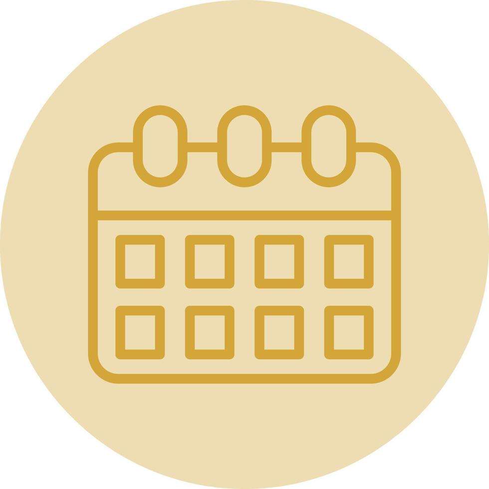 Kalender-Vektor-Icon-Design vektor