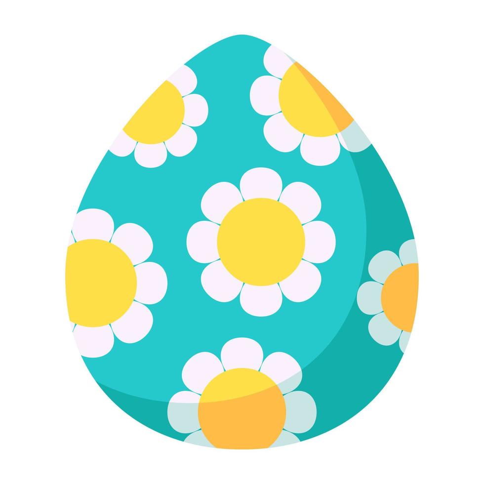 tecknad serie färgrik påsk ägg ikon. vektor