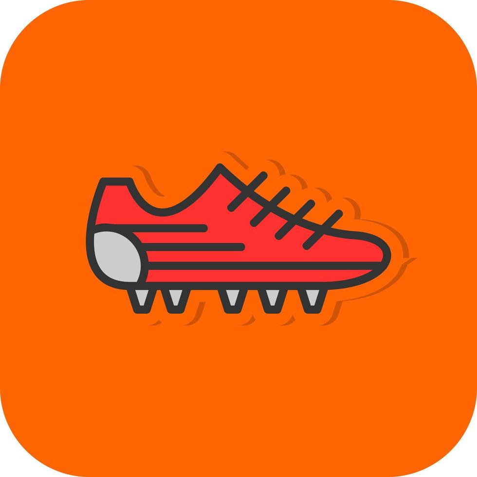 Fußballschuhe Vektor-Icon-Design vektor