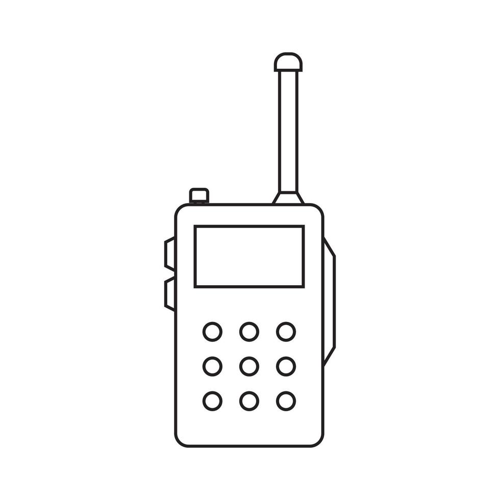 Walkie-Talkie-Symbol vektor