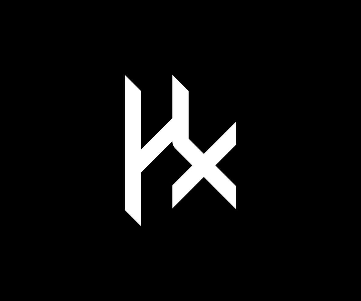 hx ,hx abstrakt brev logotyp monogram. första brev hx röd susa logotyp susa logotyp. hx brev logotyp design ikon vektor symbol