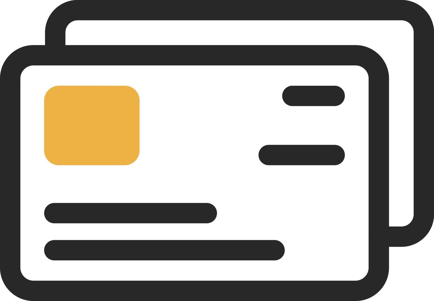 Kreditkarten-Vektor-Icon-Design vektor