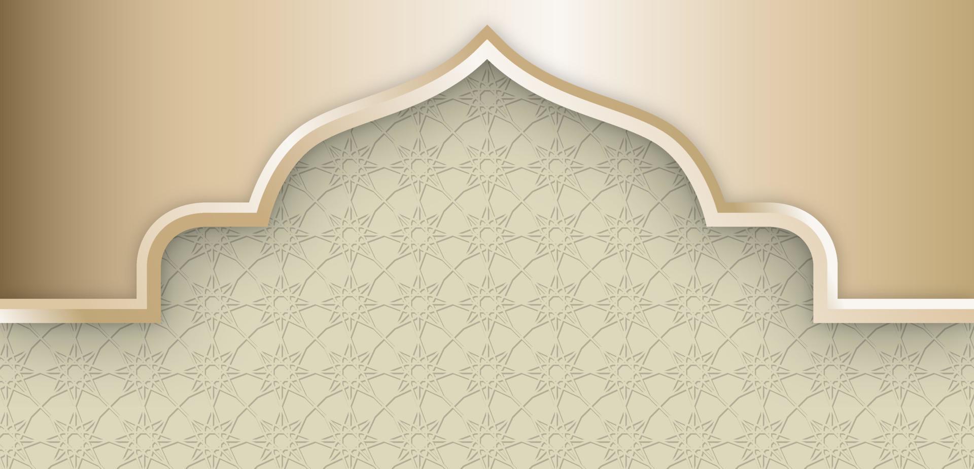 ramadhan kareem islamisk bakgrund vektor