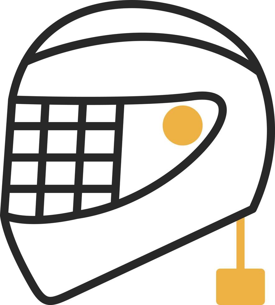 Helm-Vektor-Icon-Design vektor