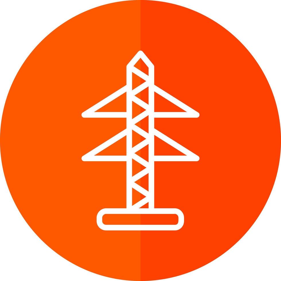 Elektroturm-Vektor-Icon-Design vektor