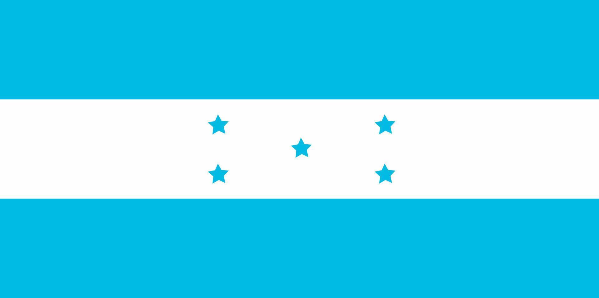 Honduras Flagge Hintergrund Vektor Illustration. National Flagge. Honduras National Flagge Symbol von Patriotismus. Land Flagge Symbol.