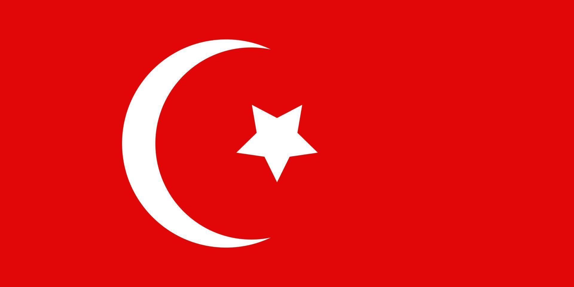 Truthahn Flagge Hintergrund Vektor Illustration. National Flagge. Türkisch National Flagge Symbol von Patriotismus. Land Flagge Symbol.