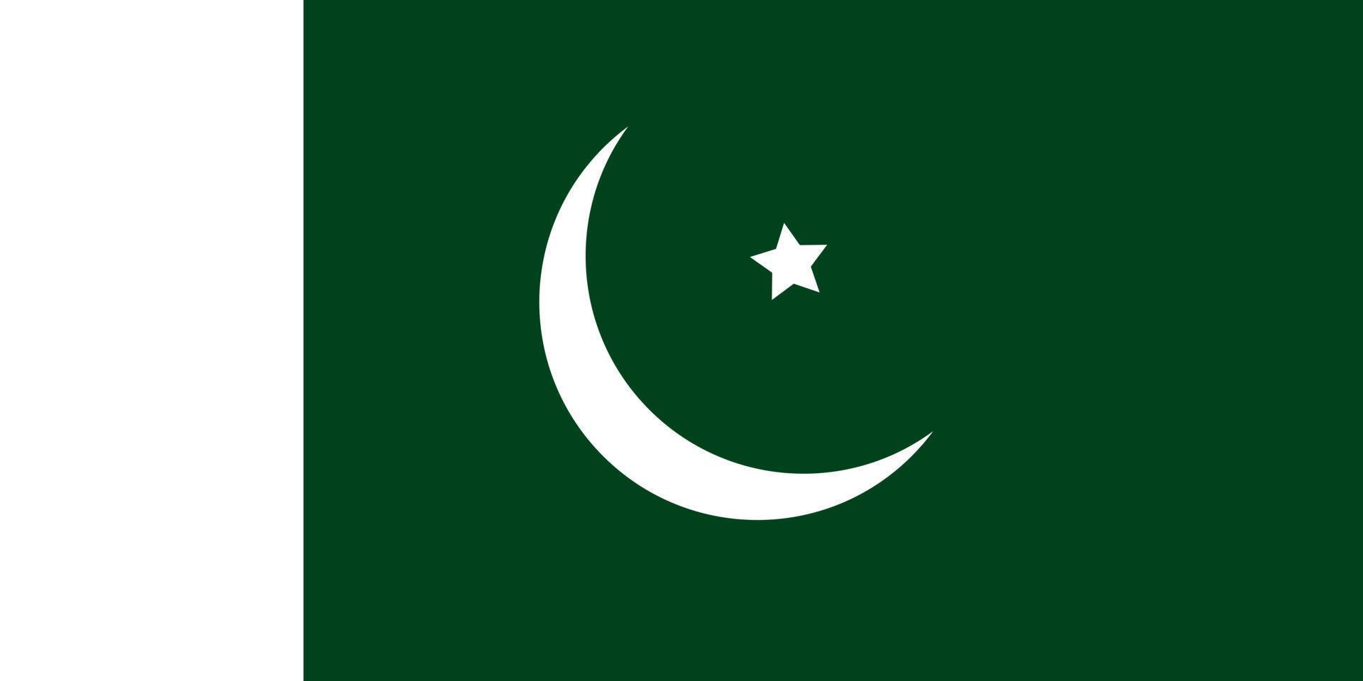 pakistan flagga bakgrund vektor illustration. nationell flagga. pakistansk nationell flagga symbol av patriotism. Land flagga ikon.