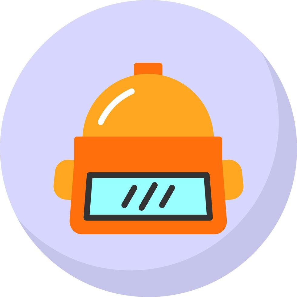 Helm-Vektor-Icon-Design vektor