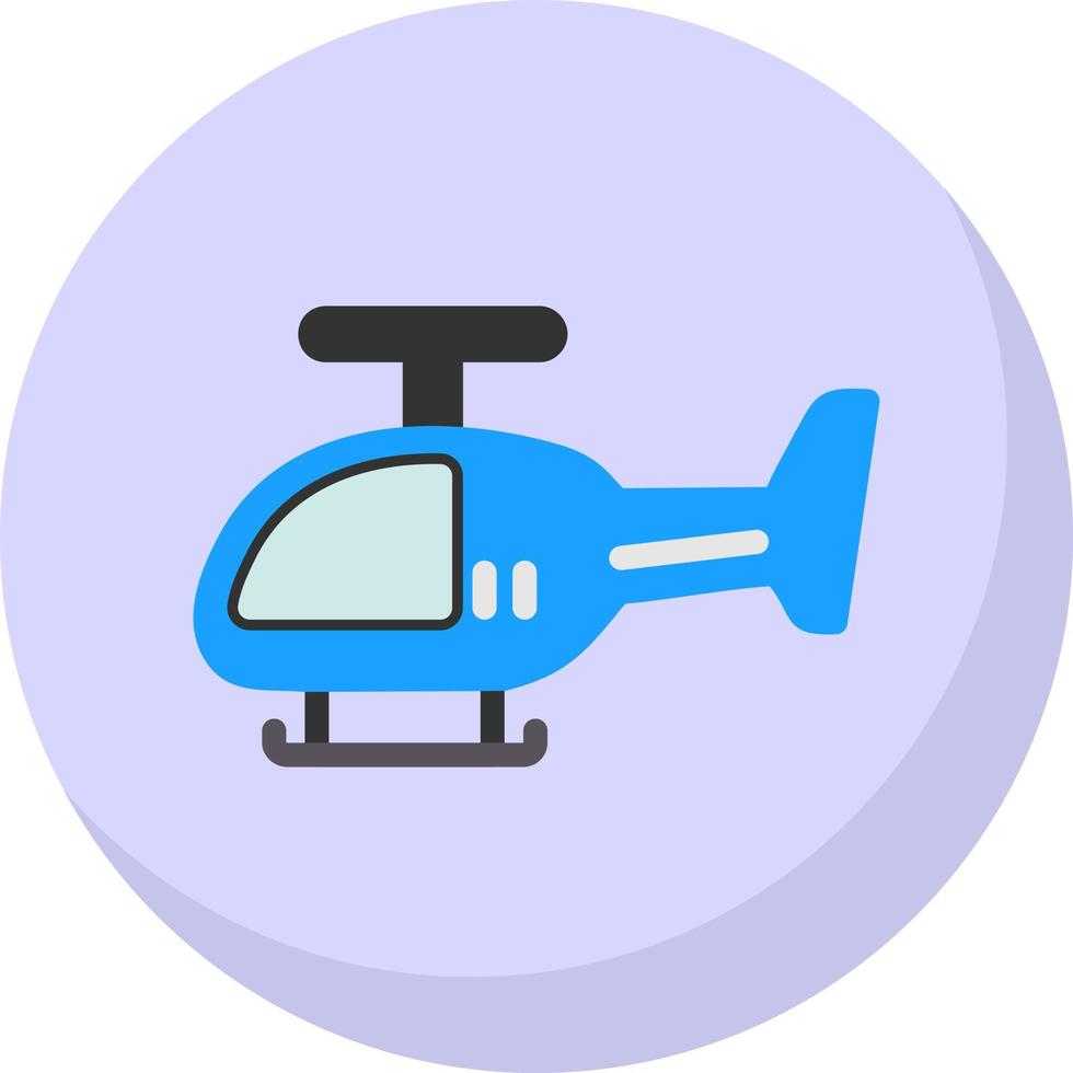 Hubschrauber-Vektor-Icon-Design vektor