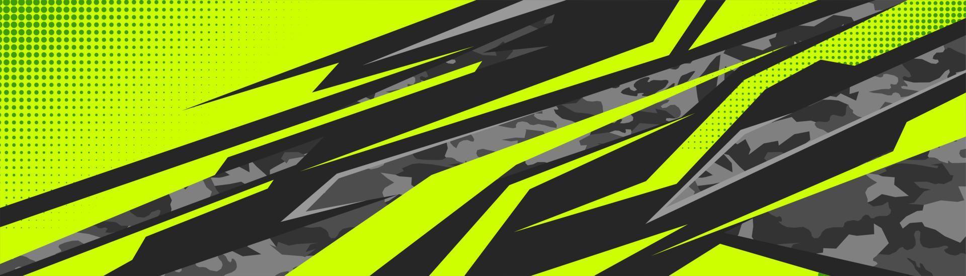 abstrakt bil dekal design vektor. grafisk abstrakt stripe racing bakgrundssatsdesign för wrap-fordon, racerbil, rally, äventyr och livery vektor