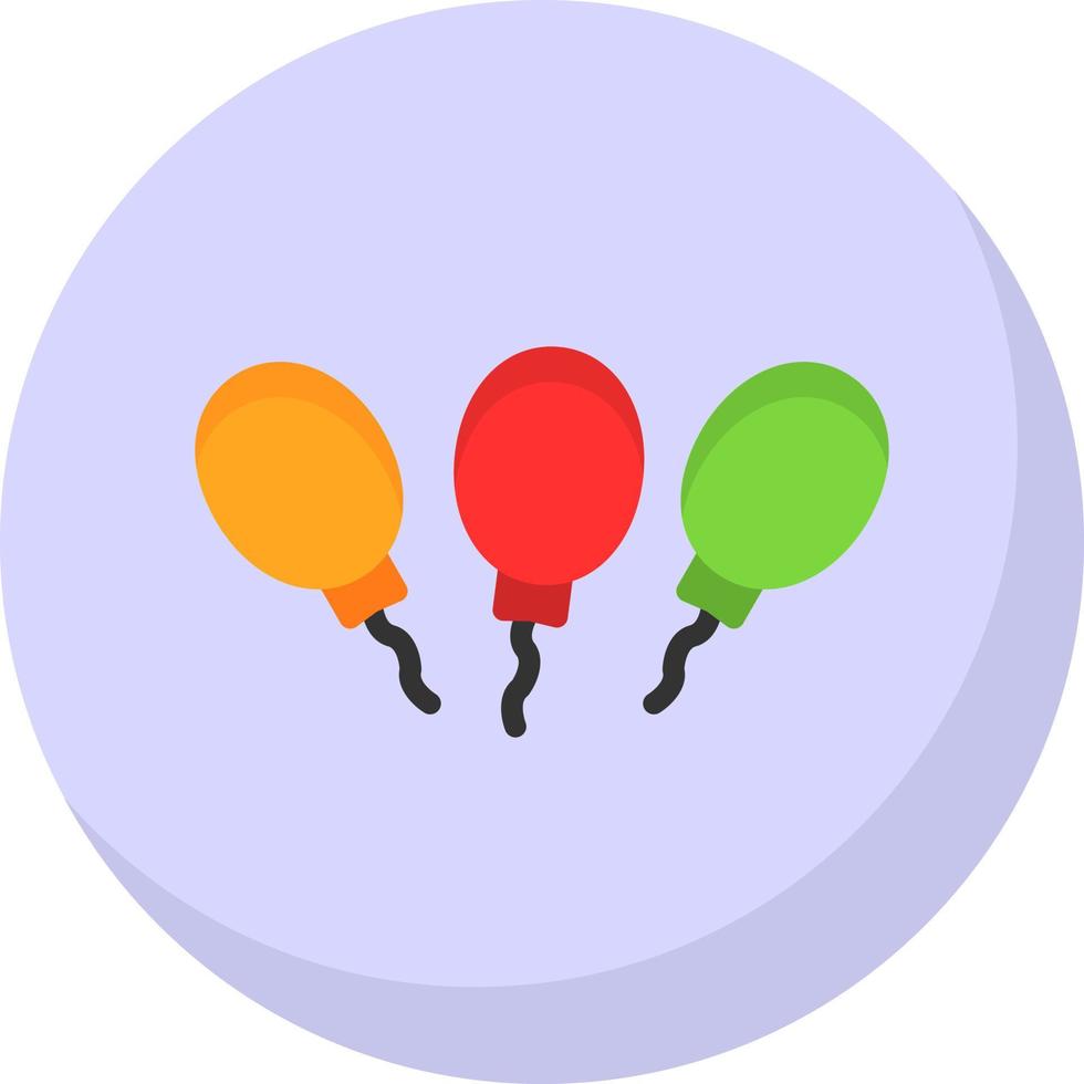 Luftballons-Vektor-Icon-Design vektor