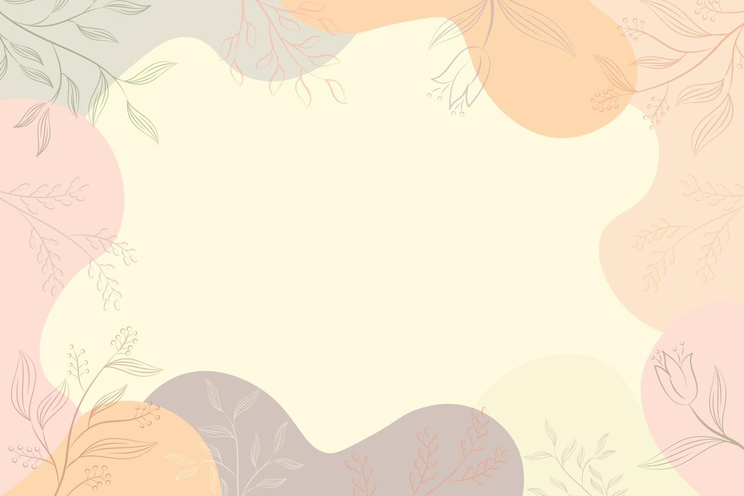 leer Hintergrund Flüssigkeit mit Blumen- abstrakt zum Hintergrund, Karte Gruß, Poster, Design, Abdeckung, Einladung. Pastell- Farbe vektor