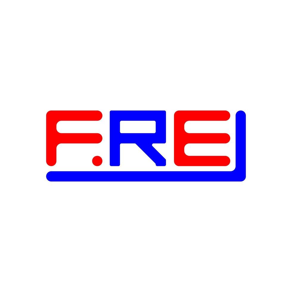 fre brev logotyp kreativ design med vektor grafisk, fre enkel och modern logotyp.