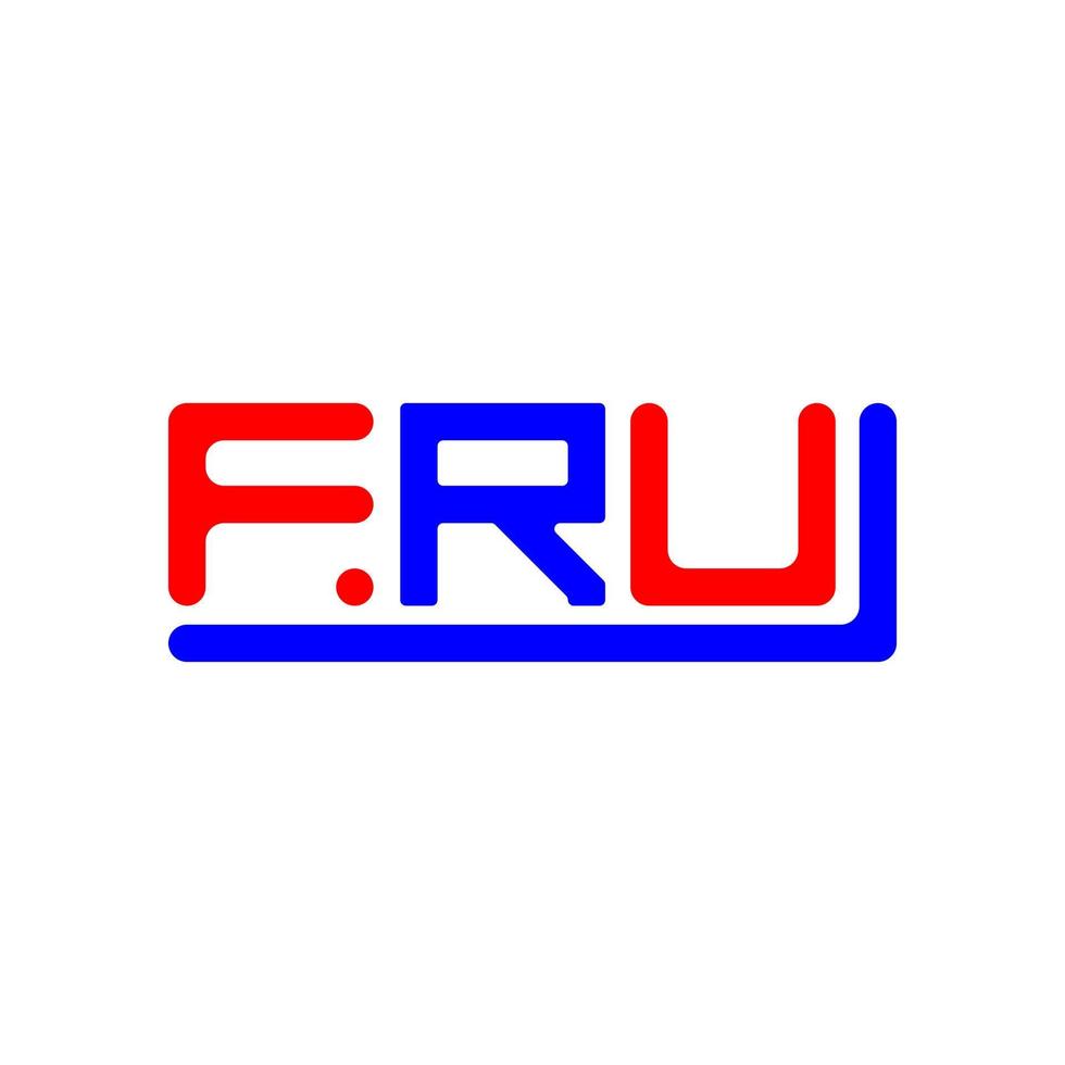 fru brev logotyp kreativ design med vektor grafisk, fru enkel och modern logotyp.