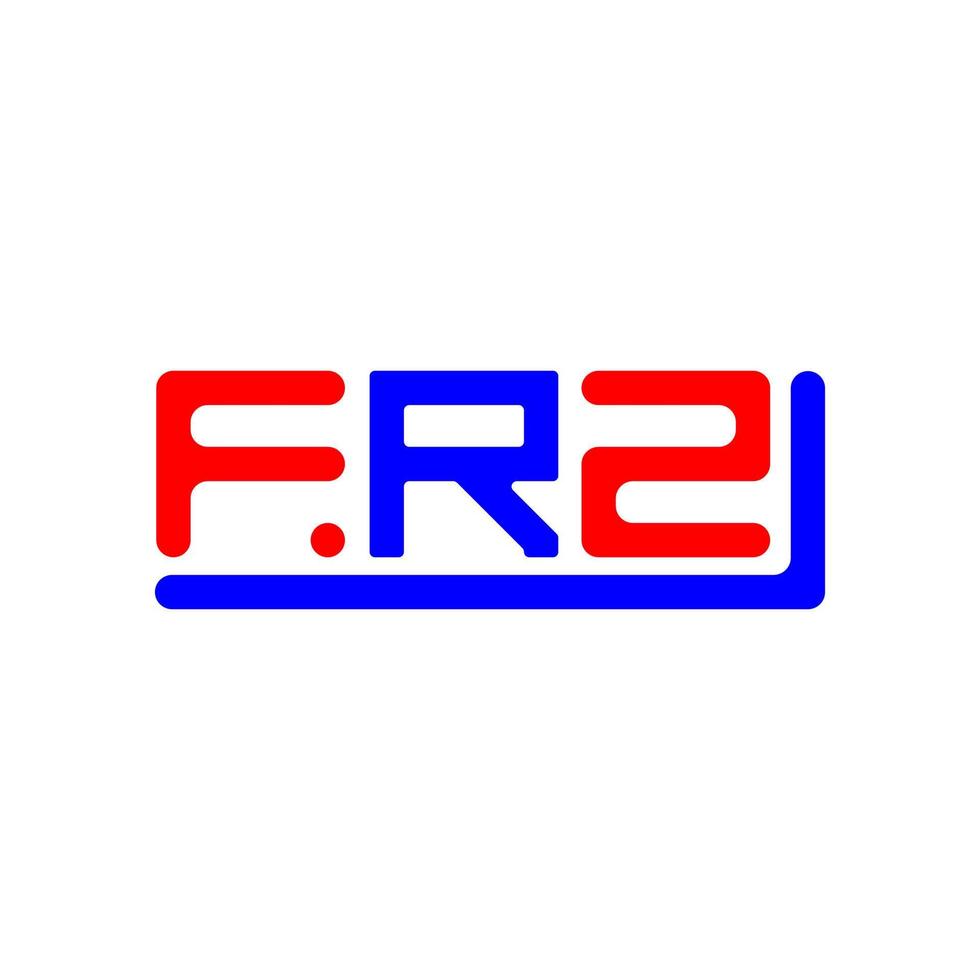 frz brev logotyp kreativ design med vektor grafisk, frz enkel och modern logotyp.