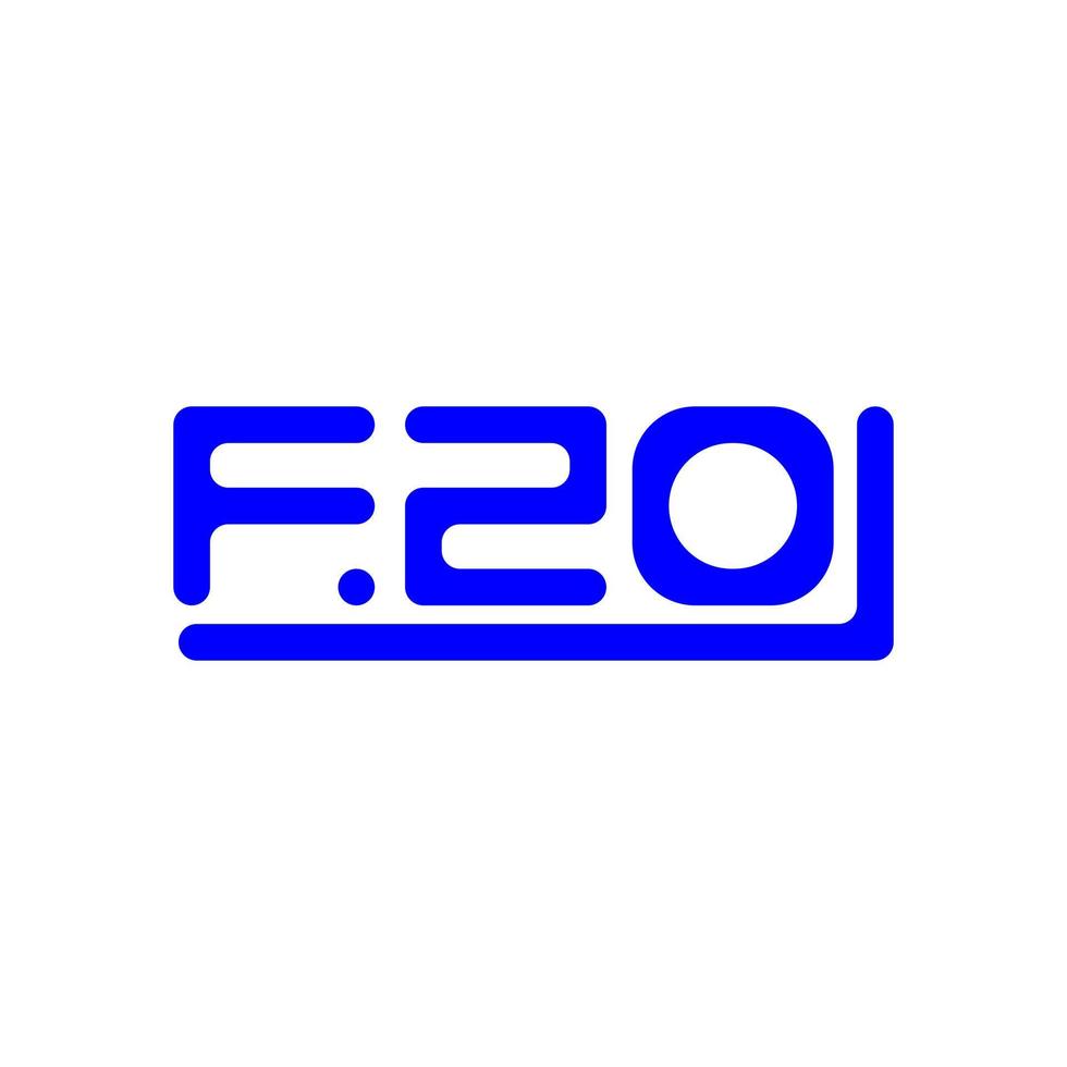 fzo Brief Logo kreativ Design mit Vektor Grafik, fzo einfach und modern Logo.