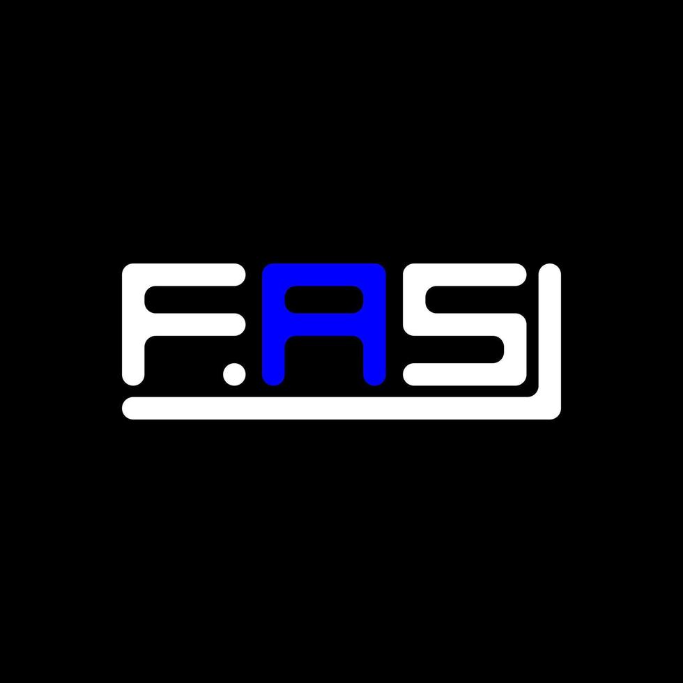 fas Brief Logo kreativ Design mit Vektor Grafik, fas einfach und modern Logo.