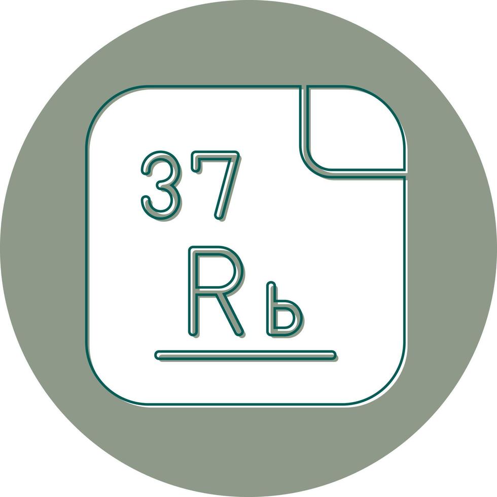 Rubidium Vektor Symbol