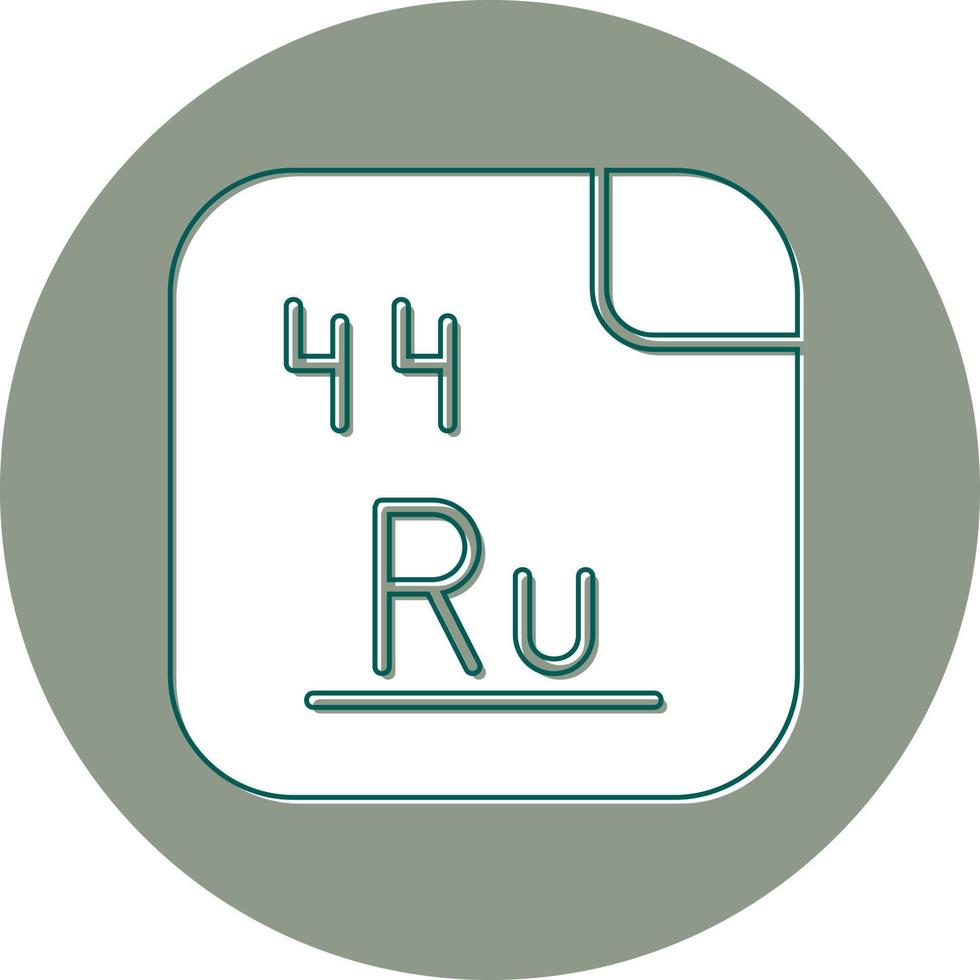 Ruthenium Vektor Symbol