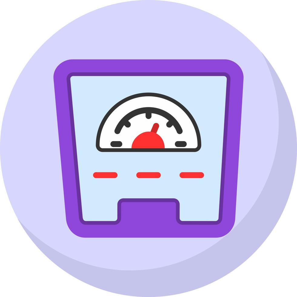 Gewicht Waage Vektor Icon Design