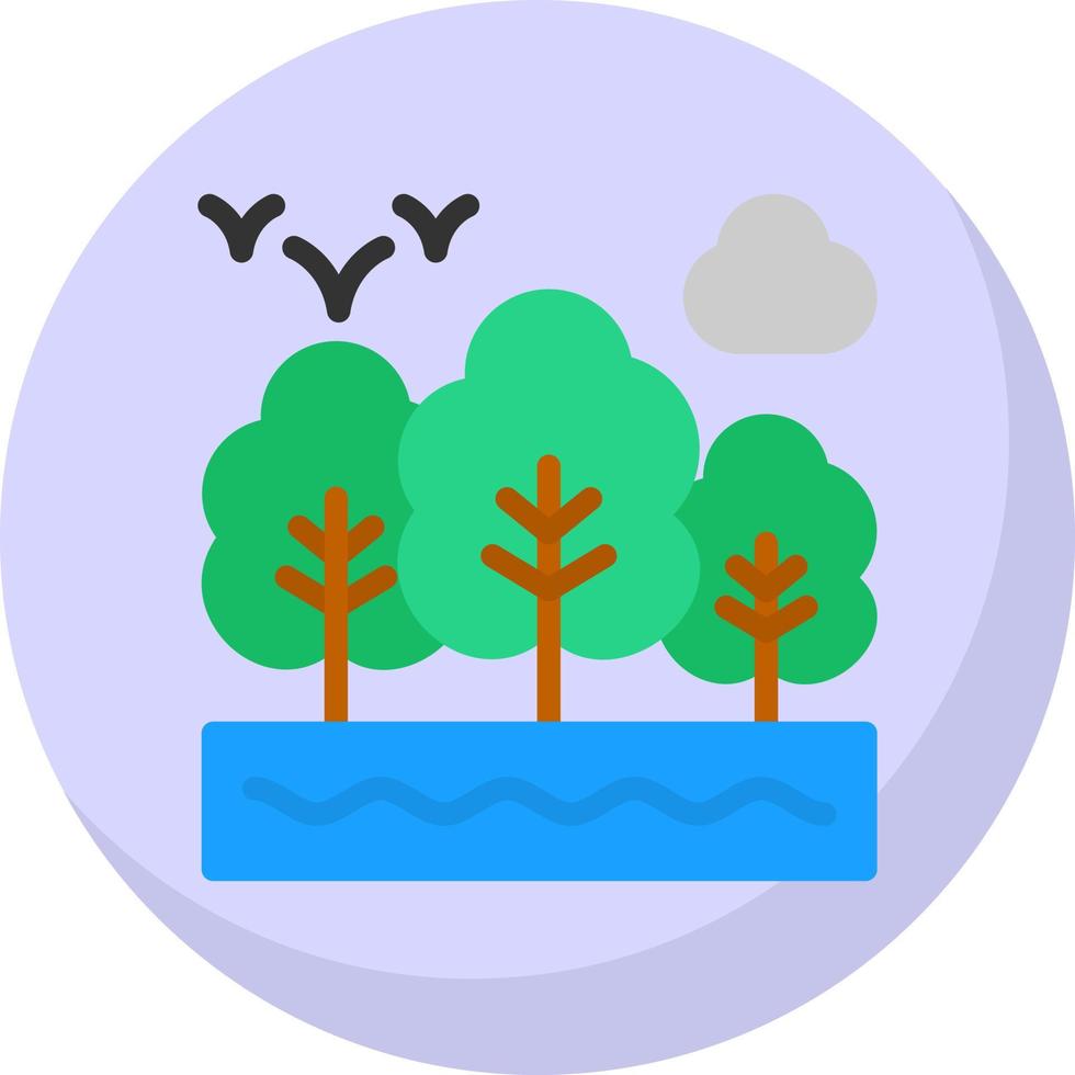 Regenwald Vektor Symbol Design