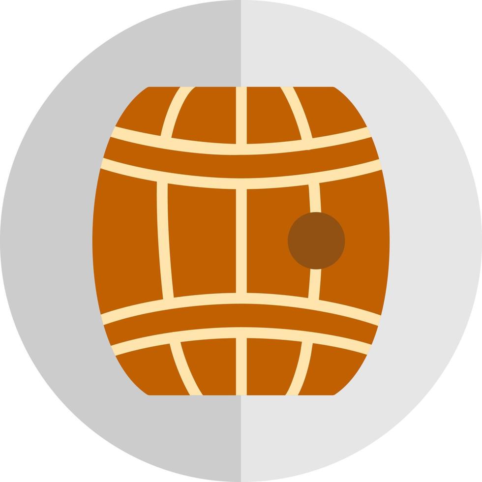 Barrel-Vektor-Icon-Design vektor