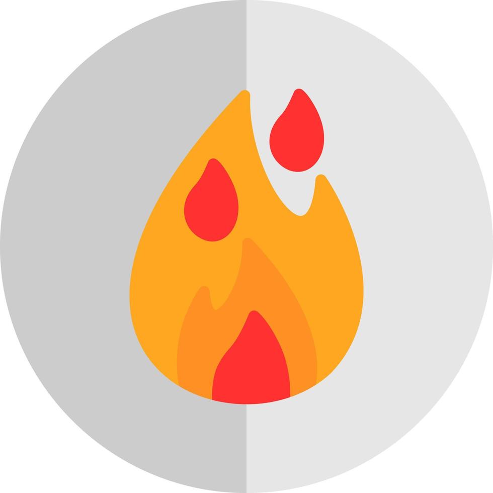 Feuer-Vektor-Icon-Design vektor