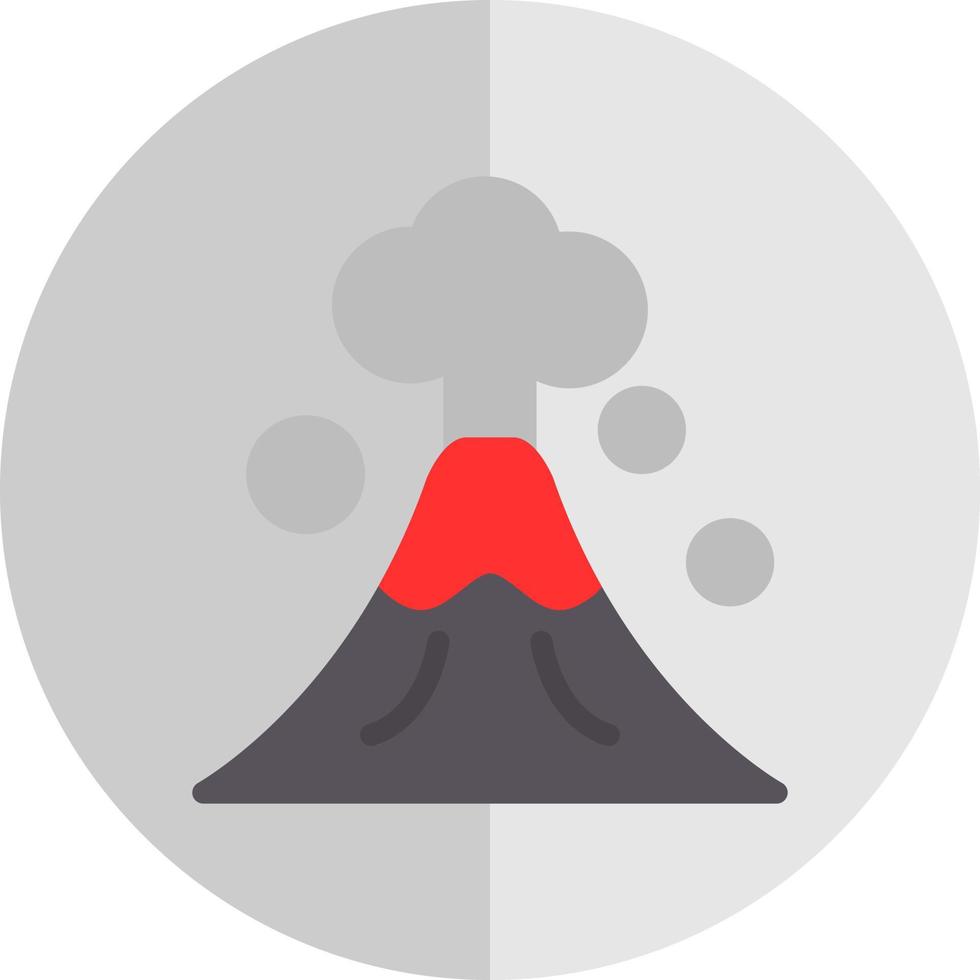 vulkan vektor ikon design