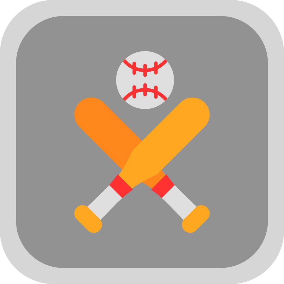 Baseball-Vektor-Icon-Design vektor