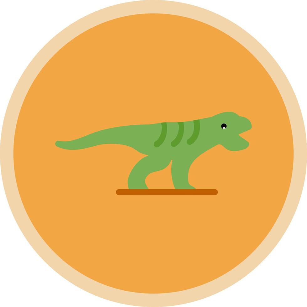 Dinosaurier-Vektor-Icon-Design vektor