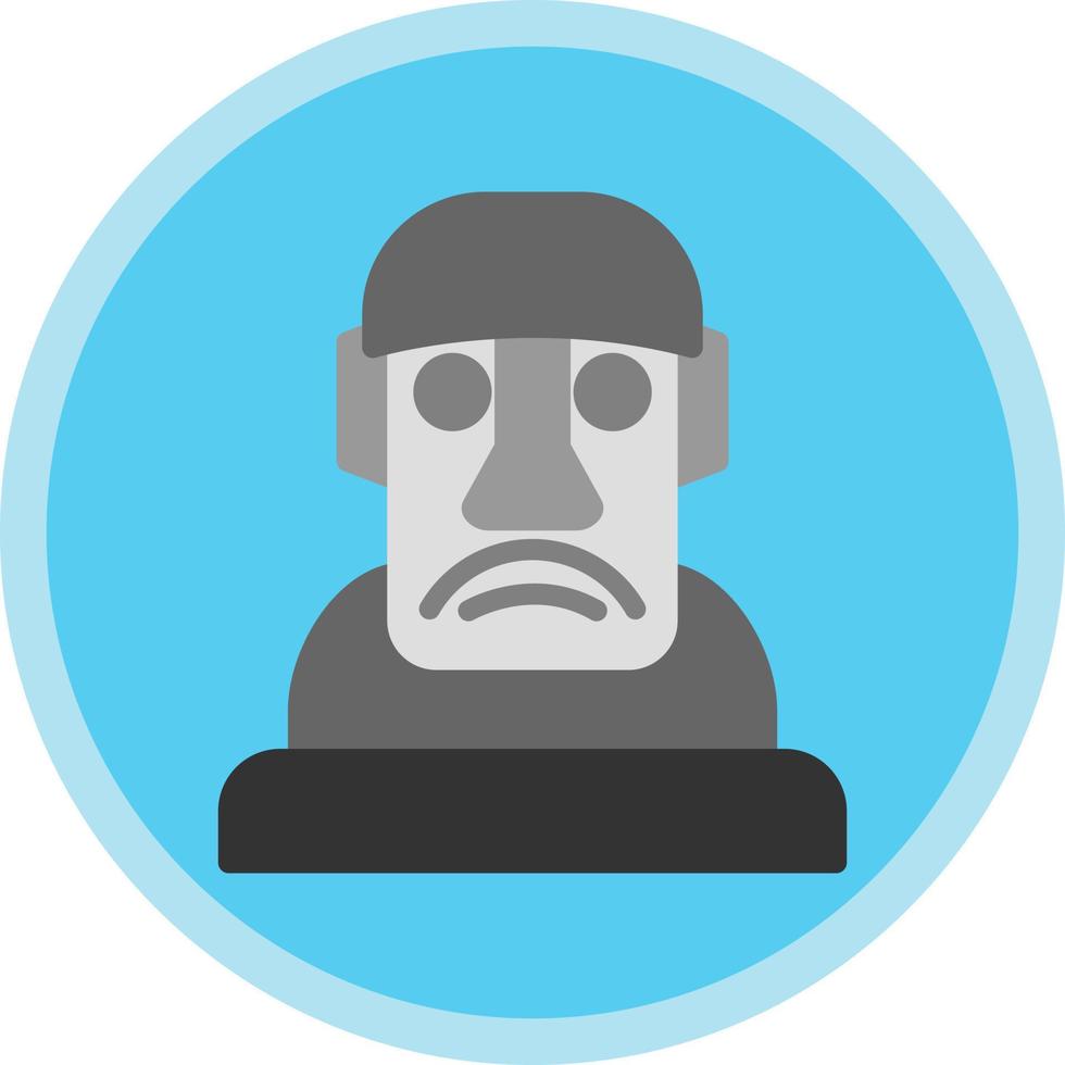 Moai-Vektor-Icon-Design vektor