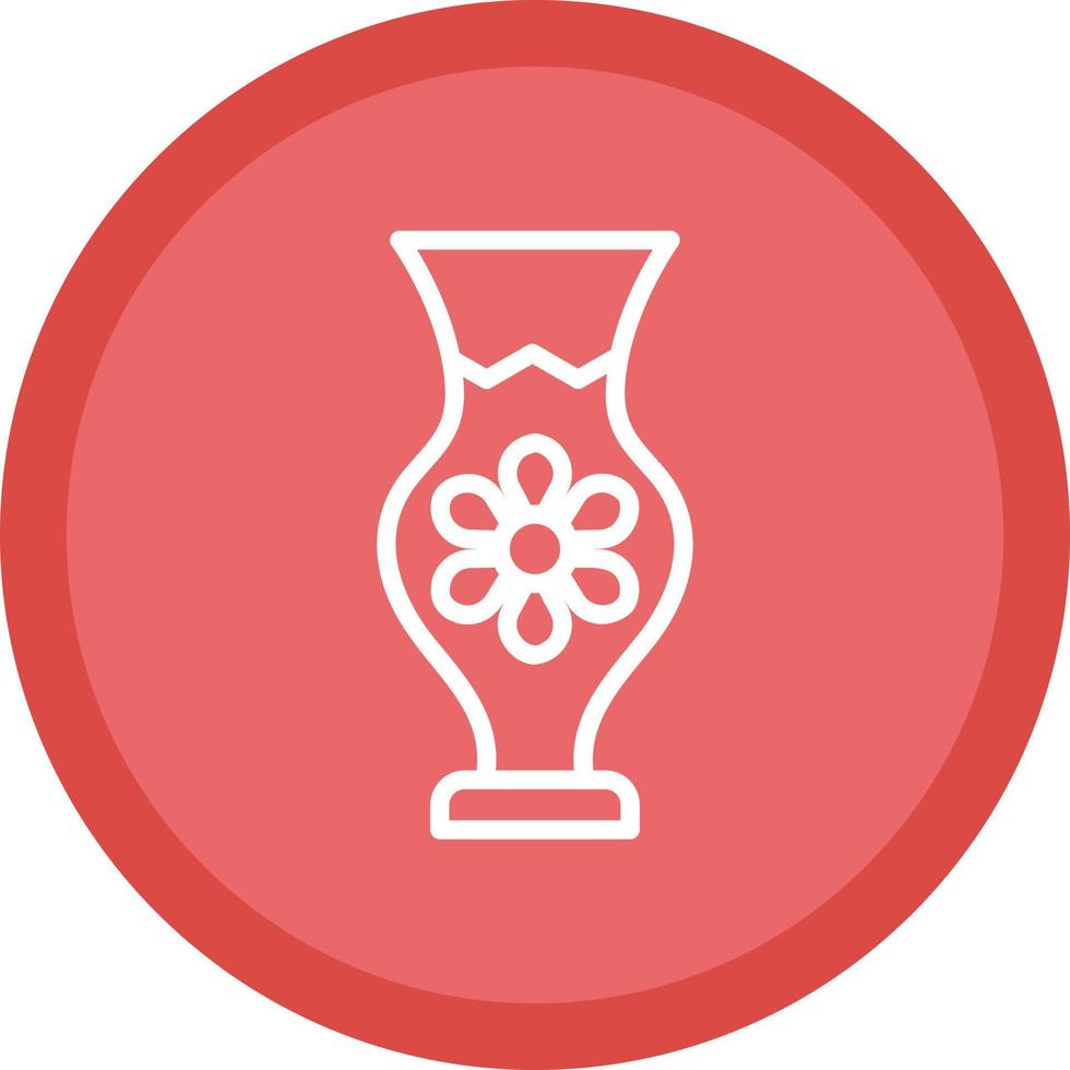 Vase-Vektor-Icon-Design vektor