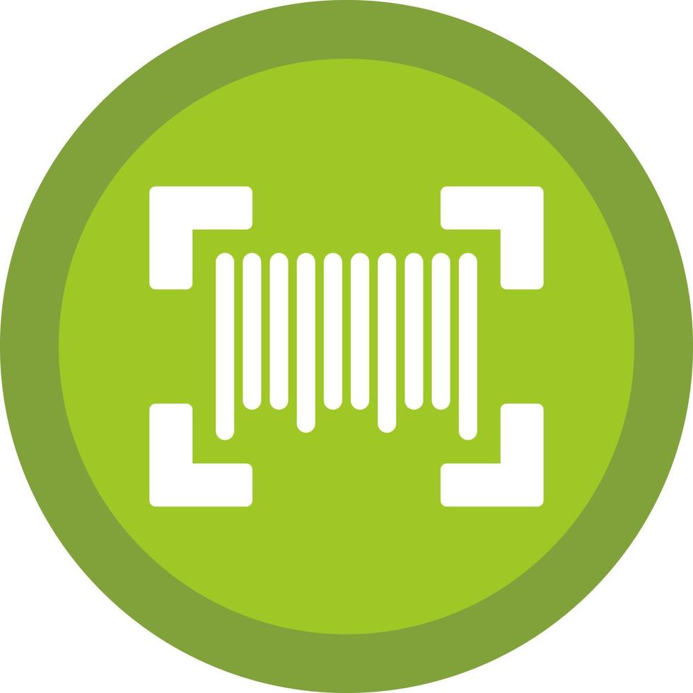 Barcode-Scan-Vektor-Icon-Design vektor