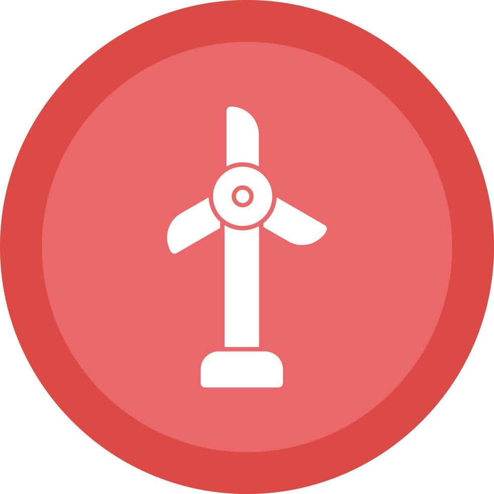 Windturbinen-Vektor-Icon-Design vektor