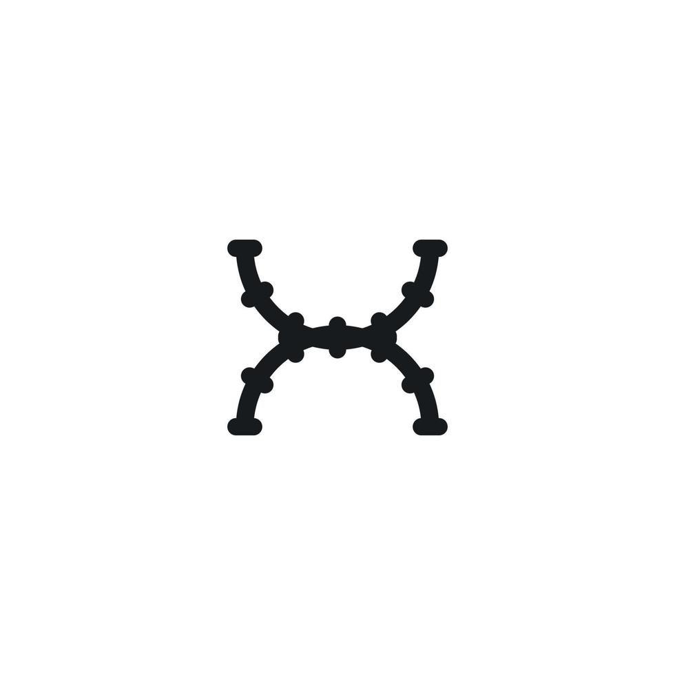 h-Symbol. einfaches Firmenplakat-Hintergrundsymbol der Art h. h Markenlogo-Designelement. h T-Shirt bedrucken. Vektor für Aufkleber.