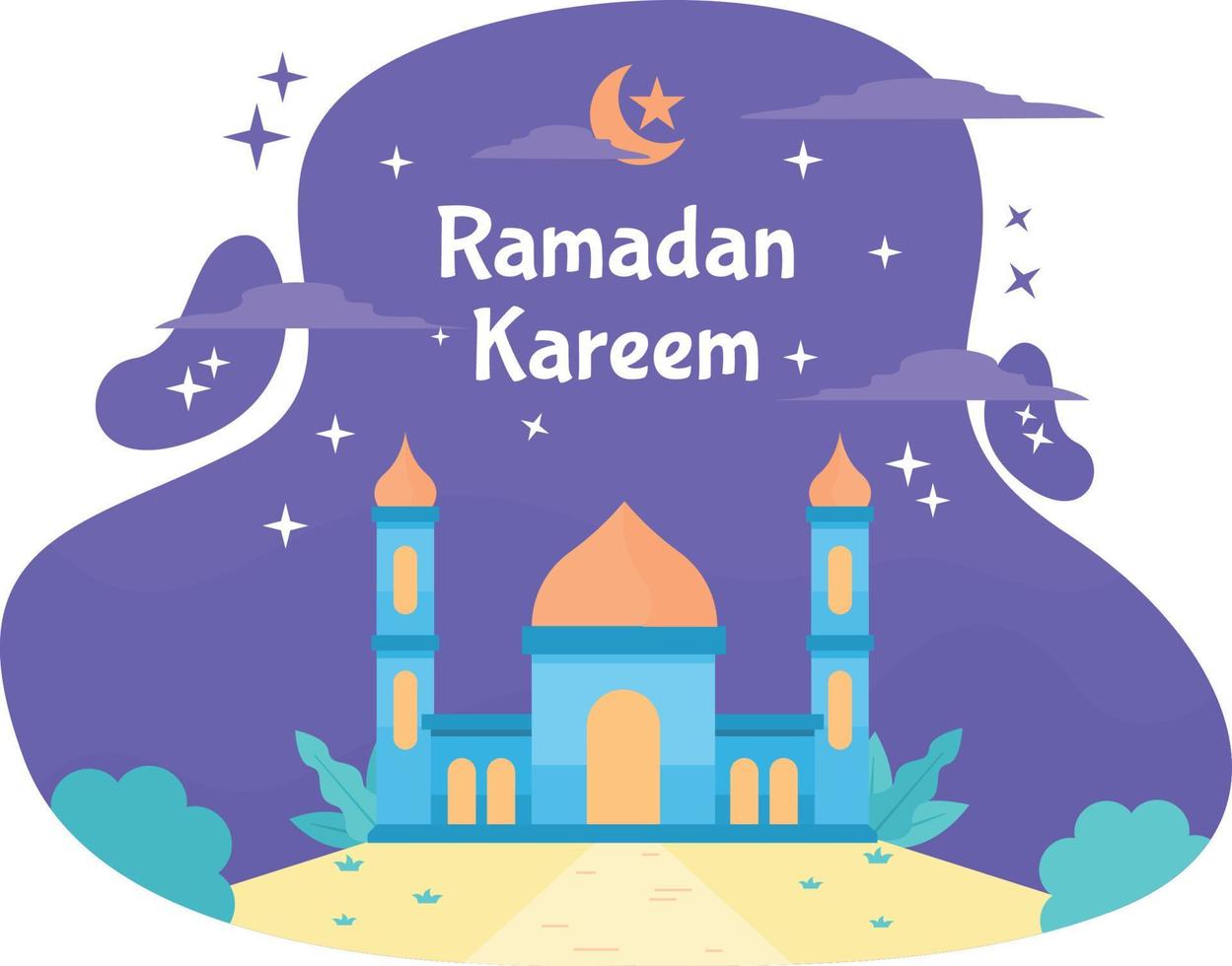 eben Design islamisch Besondere Ramadan vektor