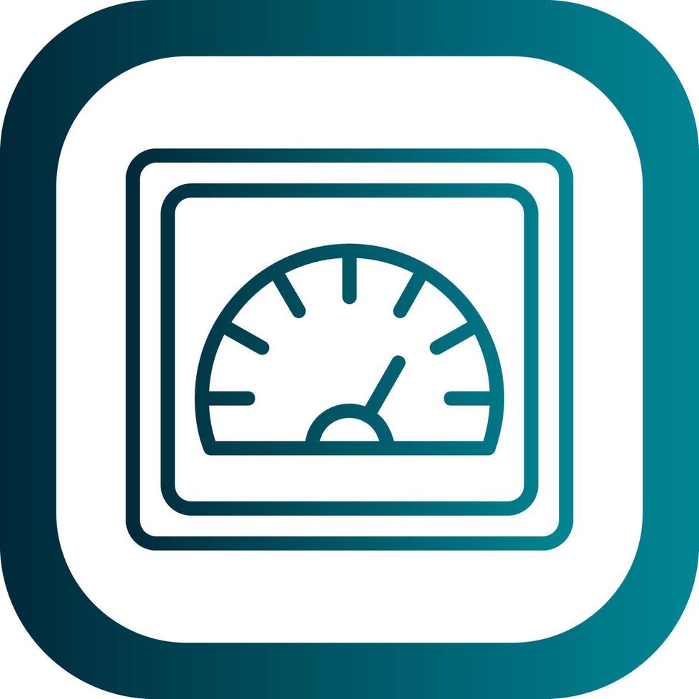 Geschwindigkeit o-Meter-Vektor-Icon-Design vektor