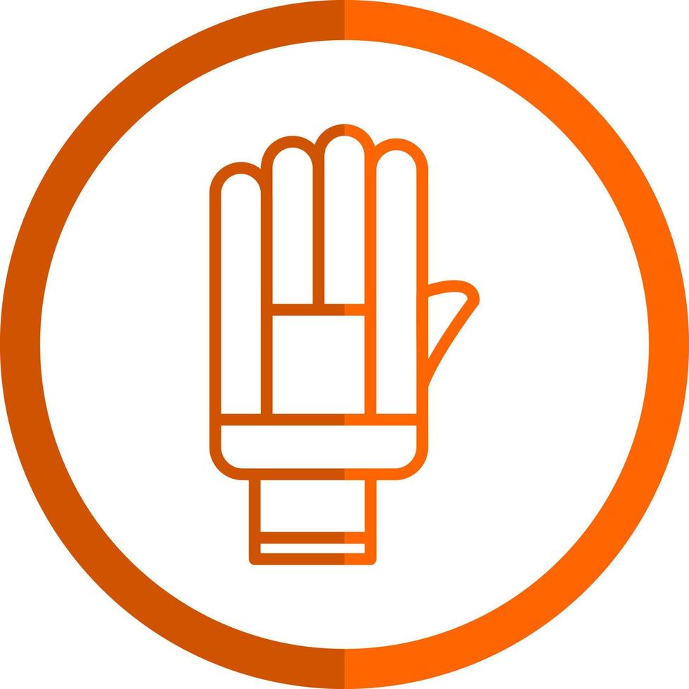 Handschuh-Vektor-Icon-Design vektor